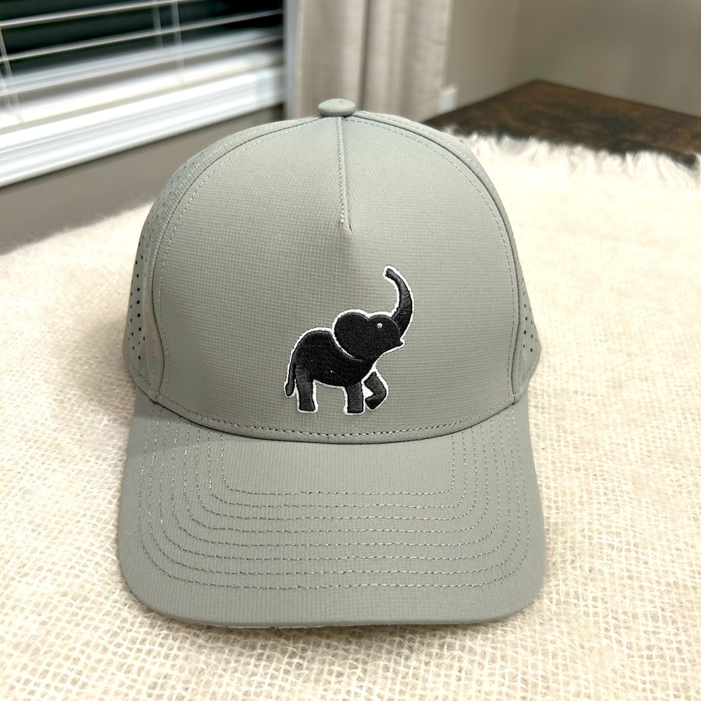 Sweet Rollz gray Elephant Athletic Golf Hat